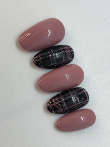 Pink plaid